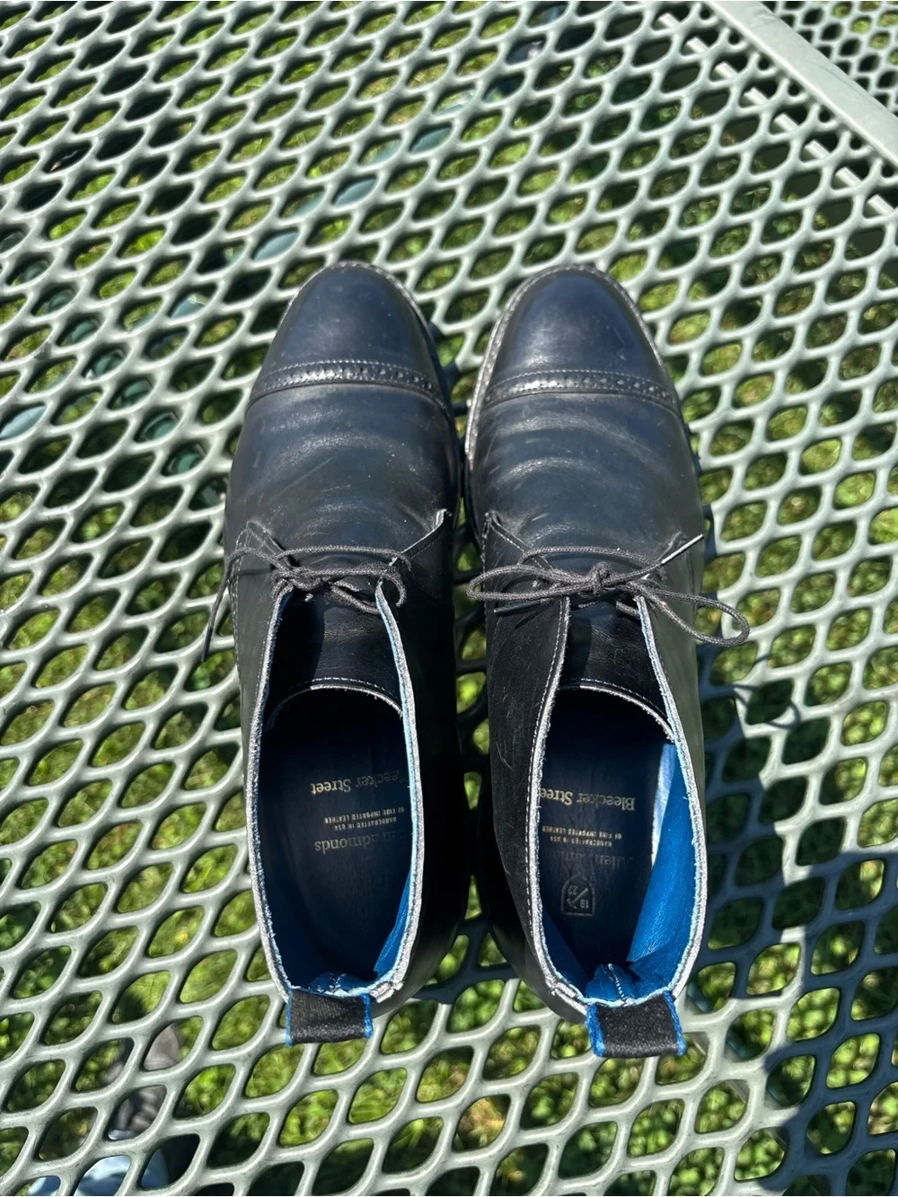 Mens Allen Edmonds Bleecker Street Cap Toe Chukka Boots Black US 10D USA Made Allen Edmonds Bleecker Street Men main image 4